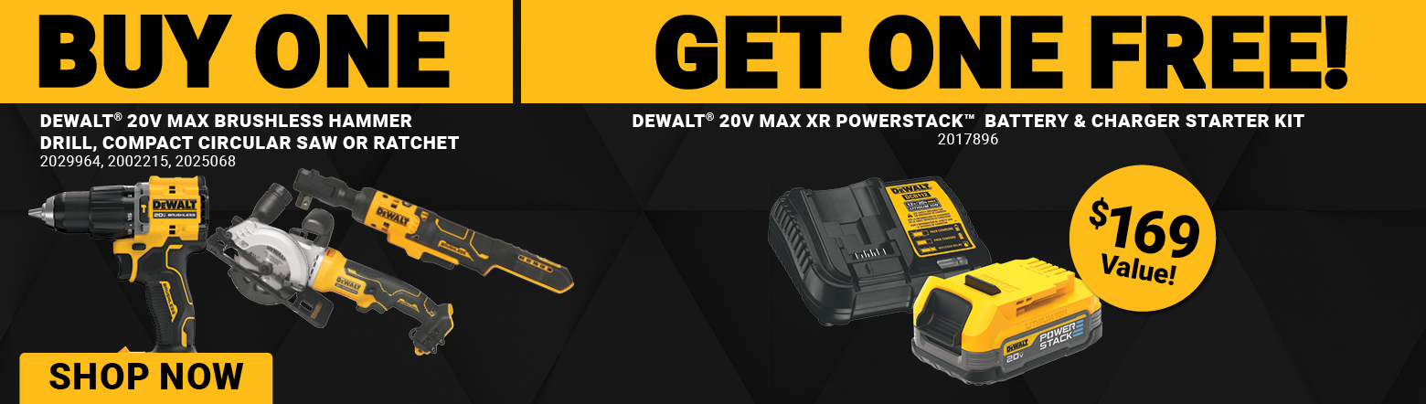 DEWALT BOGO Header