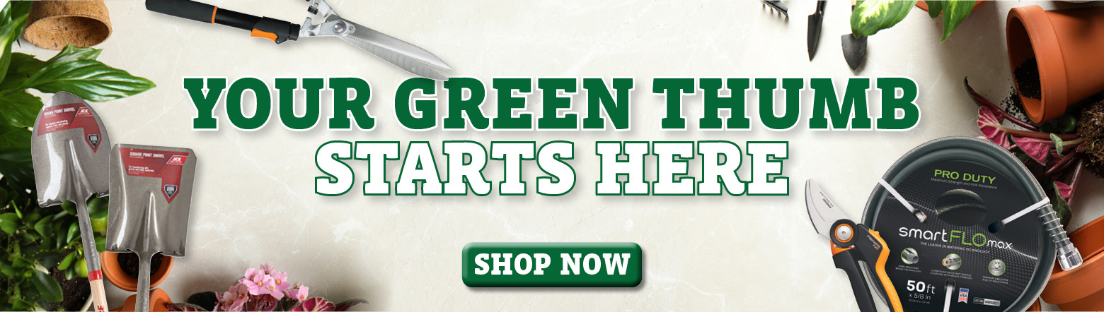 Your Green Thumb Starts Here Header