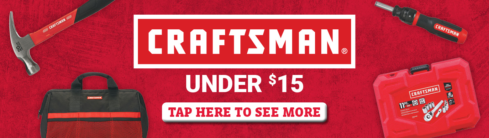 Craftsman Under $15 Header