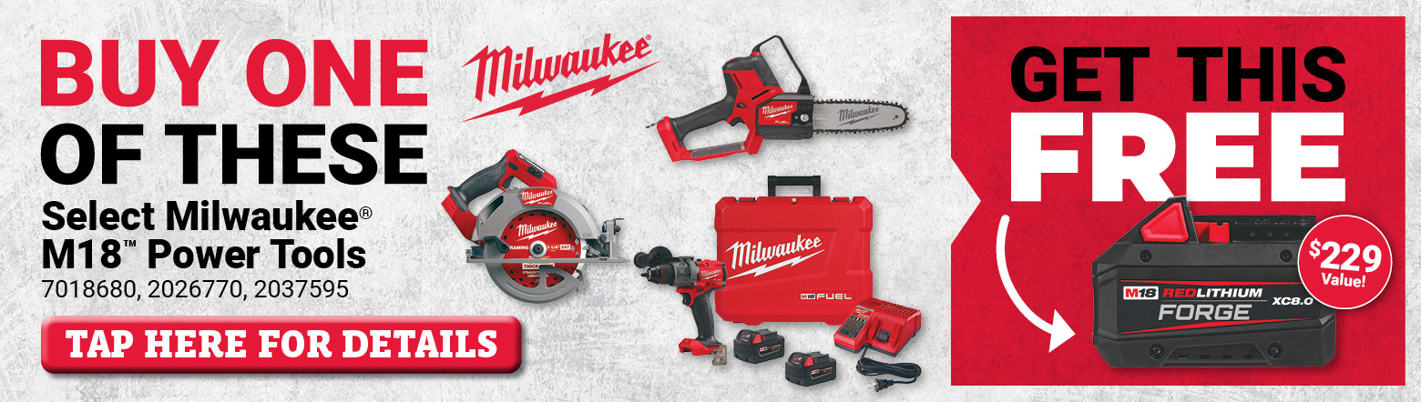 BRIC-BOGO MKE Power Tools Header