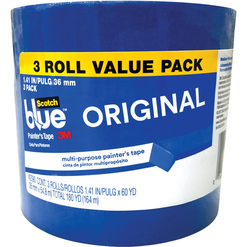 3M Scotch Blue 3-Pk. Originals Painter's Tapeyes