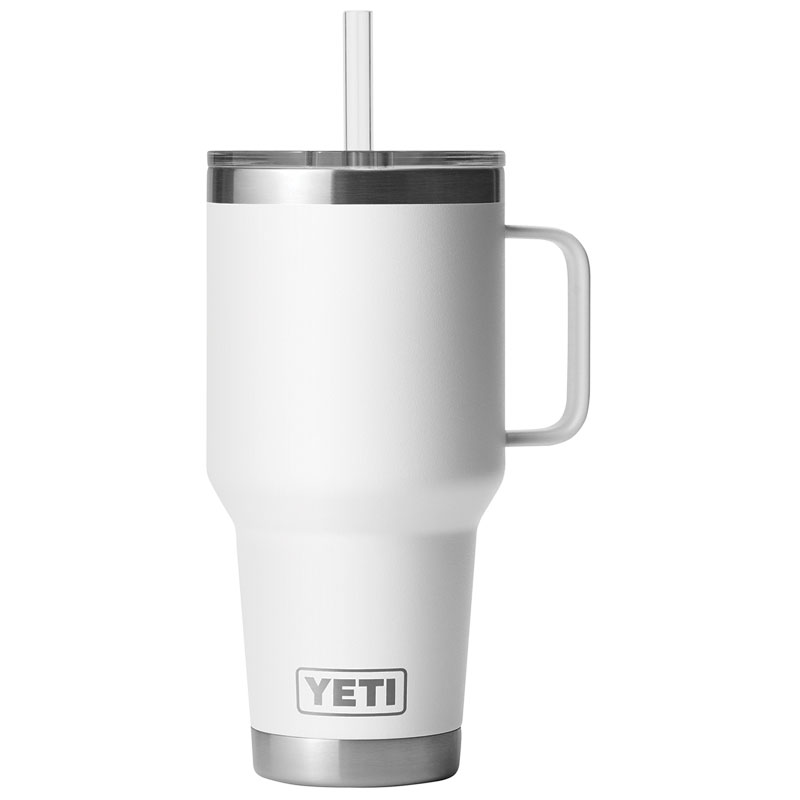 35 Oz. YETI® Rambler® With Straw Mug - White