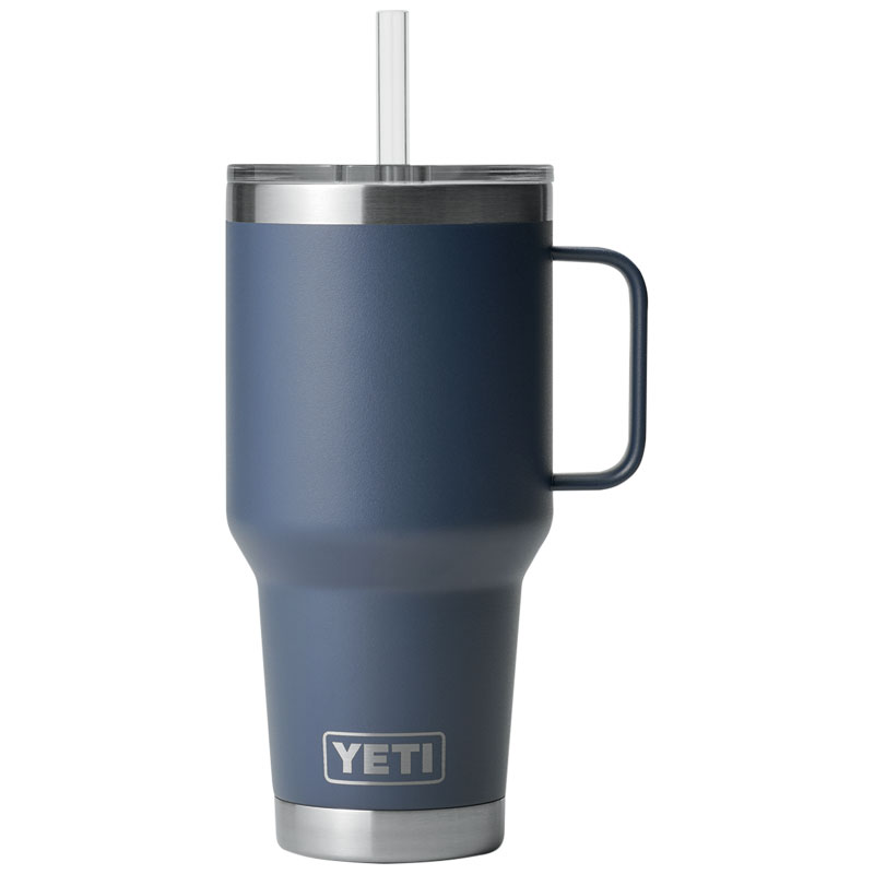35 Oz. YETI® Rambler® With Straw Mug - Navy