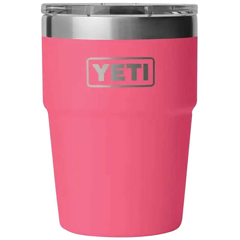 16 Oz. Yeti Rambler Pink BPA Free Stackable Tumbler With MagSlider