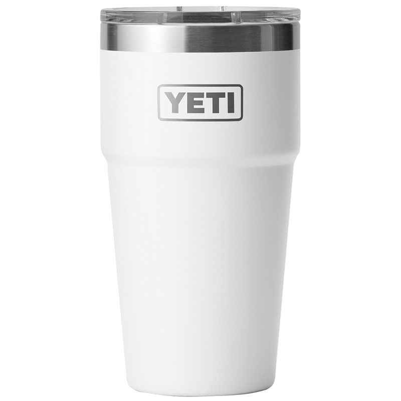 20 Oz. Yeti Rambler White BPA Free Stackable Tumbler With MagSlider Lid