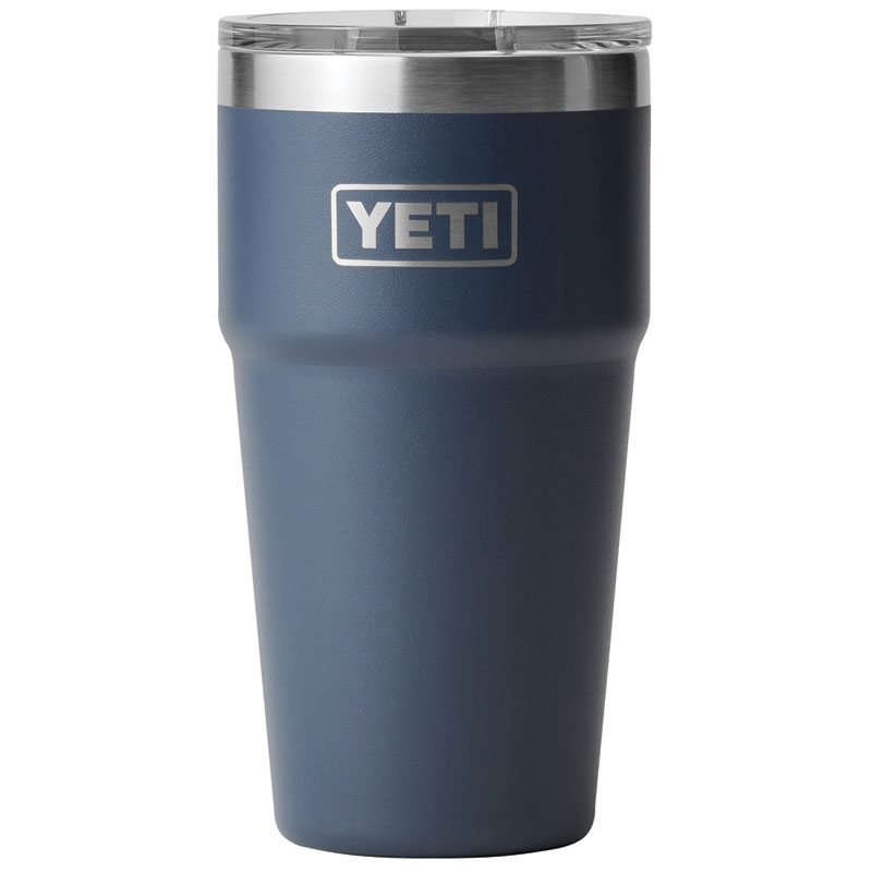 20 Oz. Yeti Rambler Navy BPA Free Stackable Tumbler With MagSlider Lid