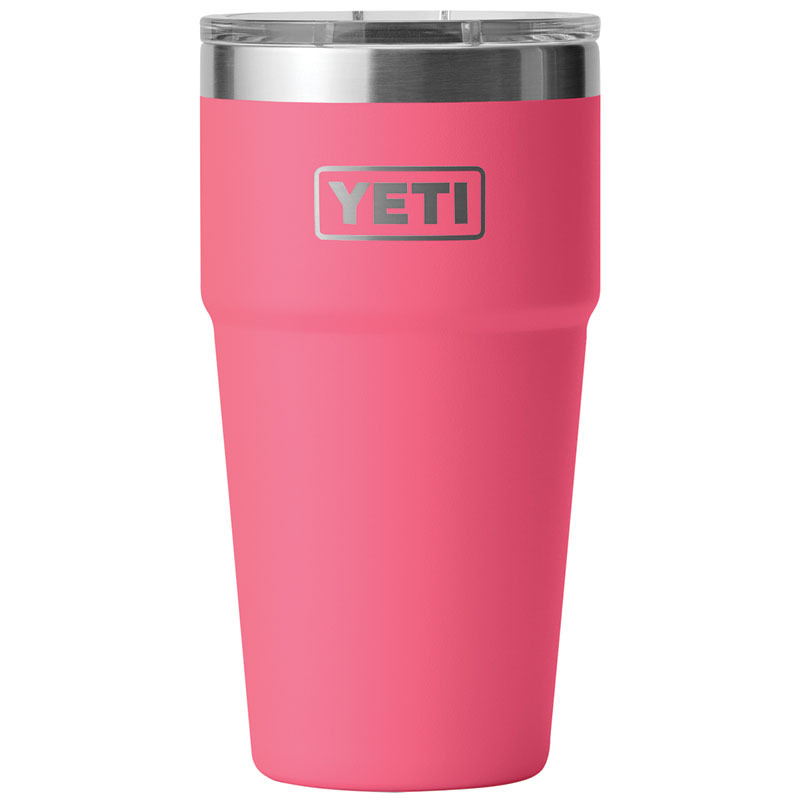20 Oz. Yeti Rambler Tropical Pink BPA Free Stackable Tumbler With MagSlider Lid