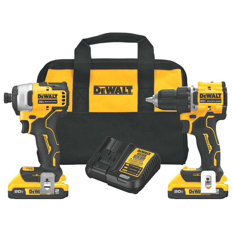 DEWALT® 20V Max Atomic™ Cordless Brushless Compact Drill And Impact Driver Kit