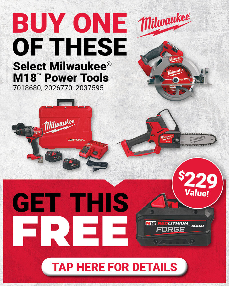Milwaukee® Power Tool Savings