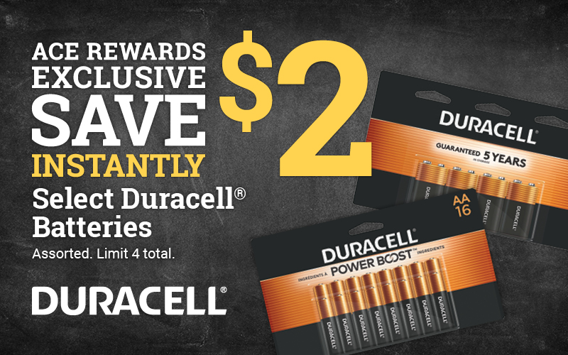 Save $2 Instantly on Select Duracell® Batteries