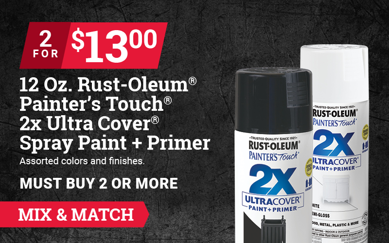 2/$13 Select Rust-Oleum Products