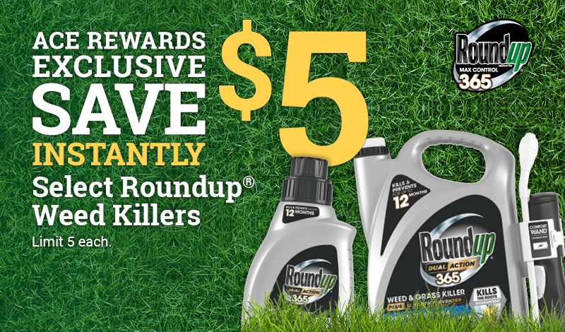 Save $5 Instantly on Select Roundup® Weed Killers