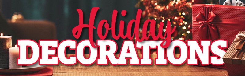 Holiday Decorations Banner