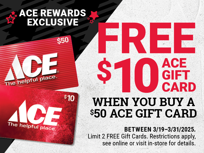 Ace $10 Gift Card Offer