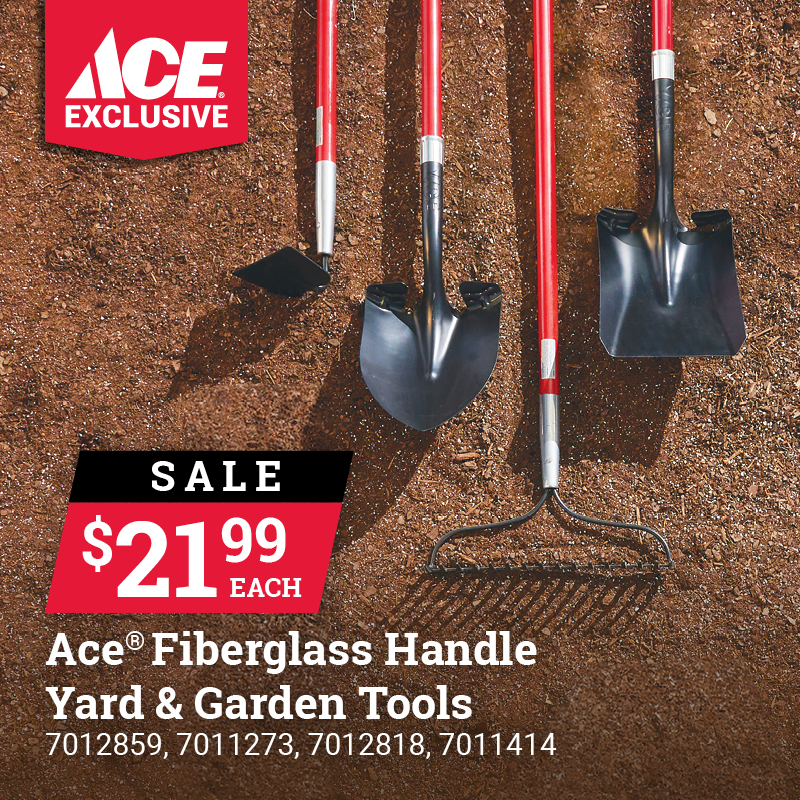 Ace® Fiberglass Handle Yard & Garden Tools